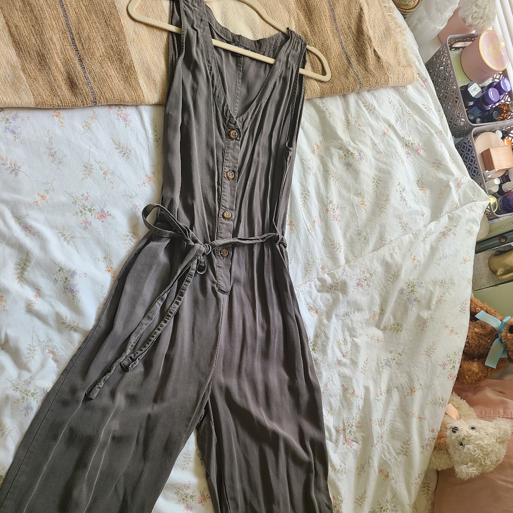 Green jumpsuit
